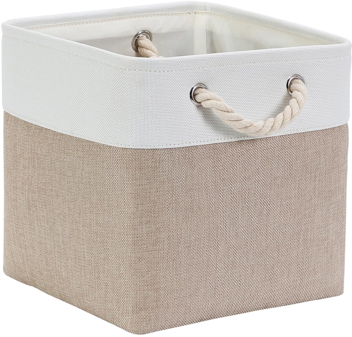 Dailygoods Opbergmand van Katoen - Opvouwbare Opbergdoos voor Kleding en Accessoires - 25 x 25 x 25 cm