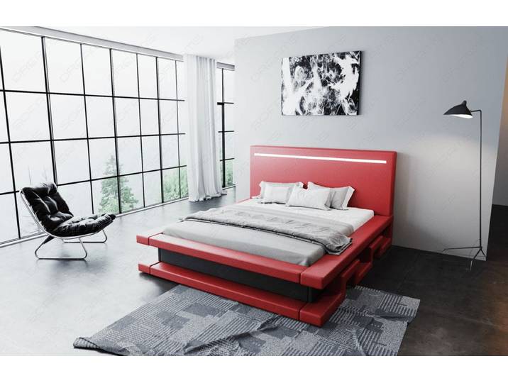 Wasserbett Faenza mit LED und stufigem Design