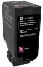Lexmark Cs720 Lasertoner (Return), Rød, 7.000s