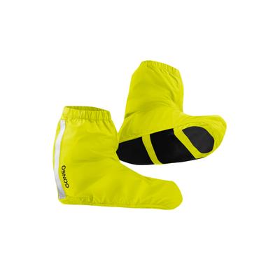 Fahrradschuh GONSO "Rain Shoecover", Damen, Gr. 3XL, gelb (neongelb), 100% Polyamid, Schuhe, wasserdichter Überschuh, Schuhüberzieher, Easy Entry System