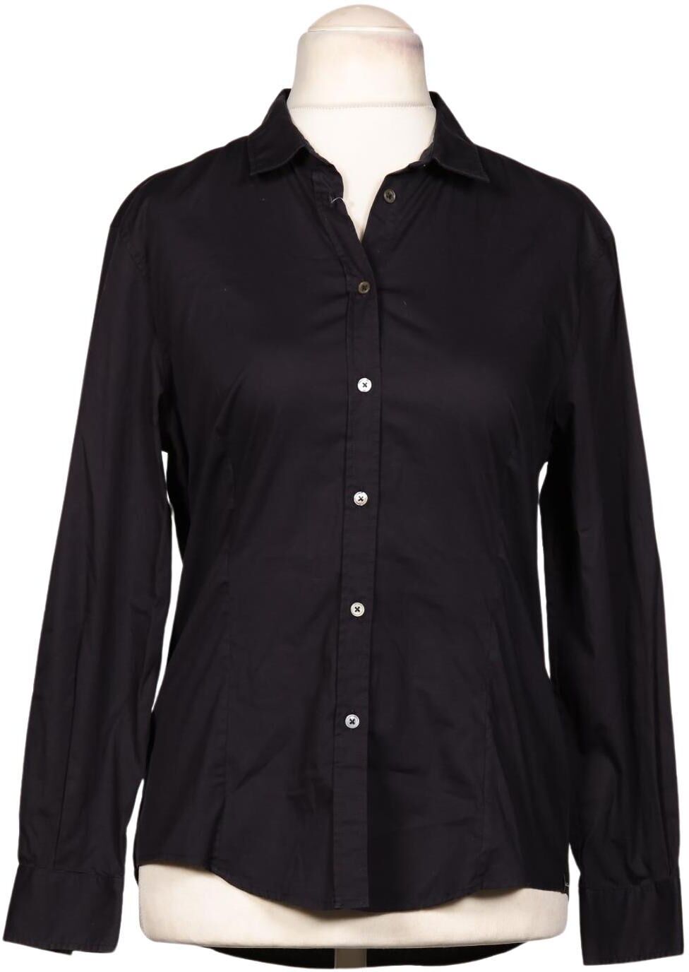 Paul Smith Damen Bluse, Schwarz, Gr. EU 40 (IT 46), Elasthan / Baumwolle - Second Hand