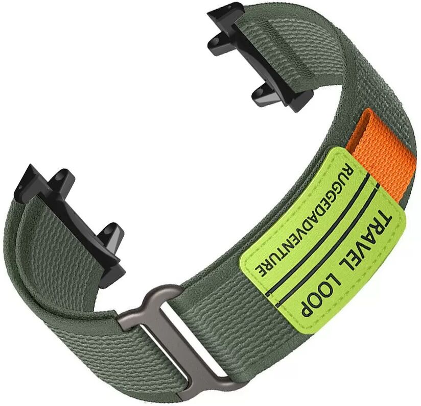 INF Grünes Nylon-Armband kompatibel mit Huami Amazfit T-Rex 3 – Komfortabel & Stilvoll