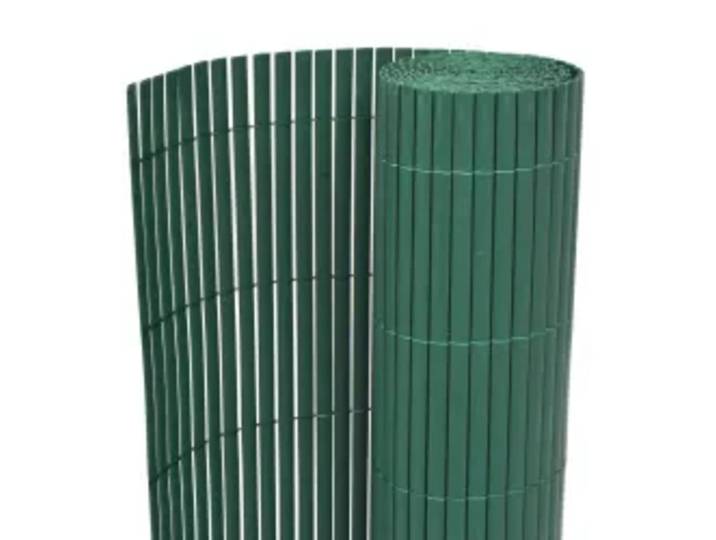 vidaXL Clôture de jardin double face 110x500 cm Vert