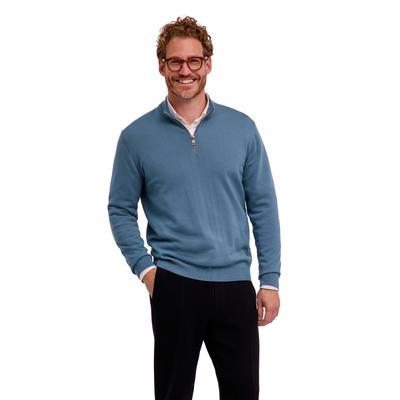 Strickpullover FALKE "Pure Merino Wool", Herren, Gr. L, cypress (7673), Pullover Strickpullover