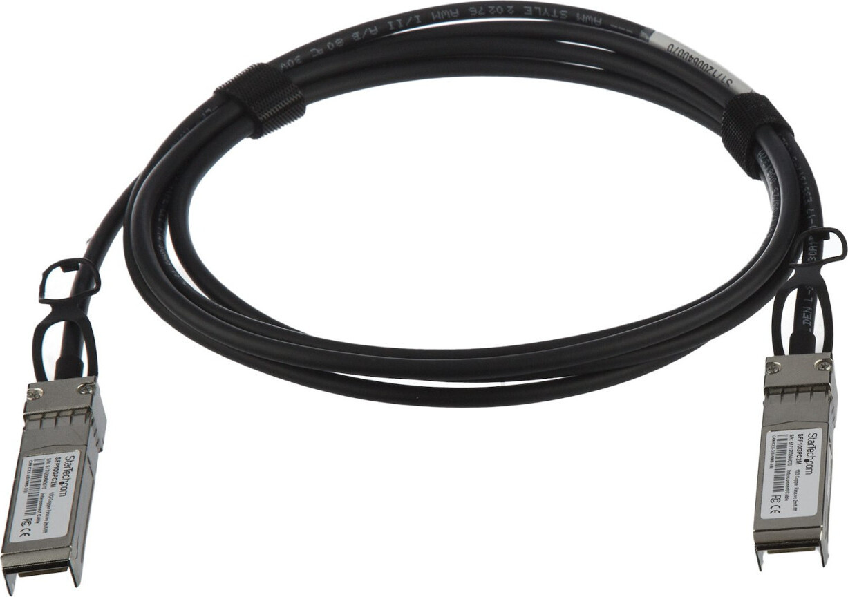 StarTech 2 meter 10G SFP+ Direct Attach Cable - MSA, ongecodeerd