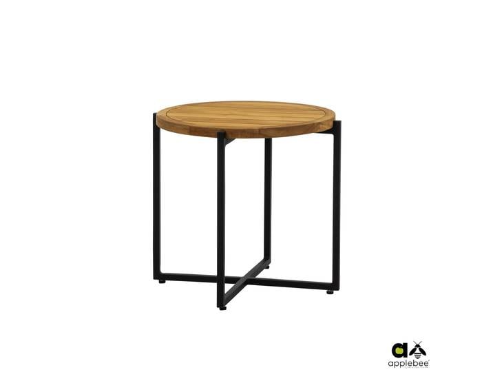 Apple Bee Condor Kaffeetisch Aluminium/Teak