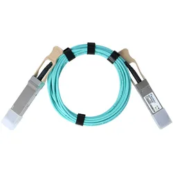 BlueOptics Intel SPTMJP1PMCDF007 kompatibles AOC QSFP28 BO282803L7M, Transceiver, Blau