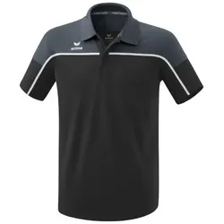 Erima Change by erima Poloshirt Herren - black grey/slate grey/we