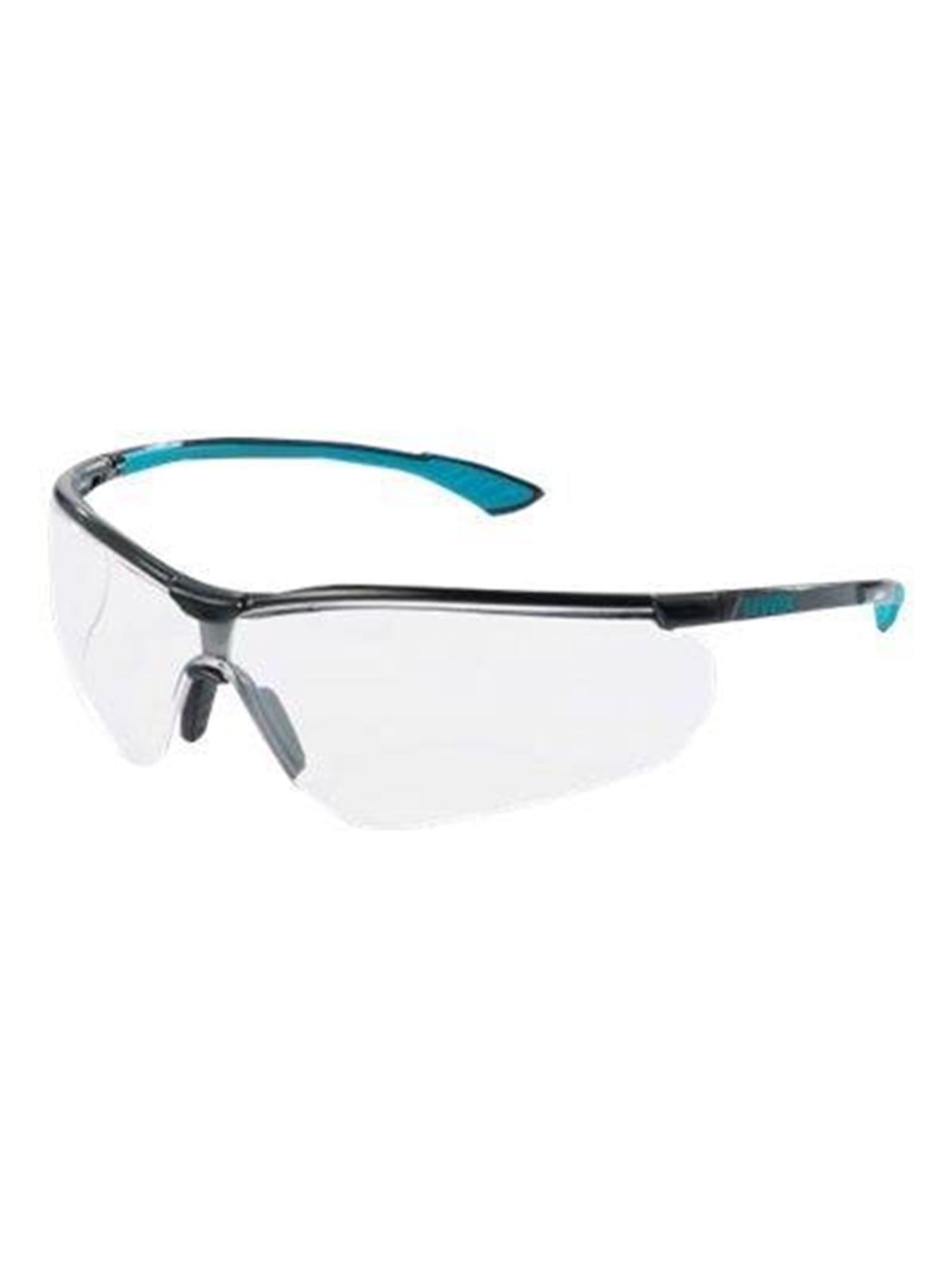 Uvex sportstyle - safety glasses - polycarbonate thermoplastic elastomer (TPE) polybutylene terephthalate - black petrol blue