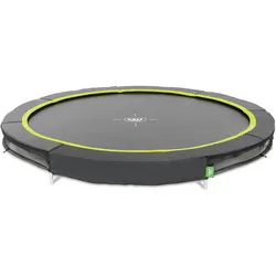 EXIT Silhouette sports Bodentrampolin ø305cm - schwarz