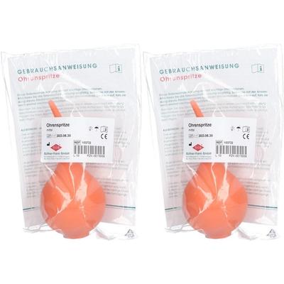 Ohrenspritze 60 g Gummi mittel 2x 2x1 St Spritzen