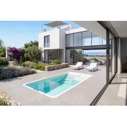 Keramik Pool-Komplettset Cera Bay Cuby Mini Pool Cera Bay Cuby | Komplettset kleiner Pool