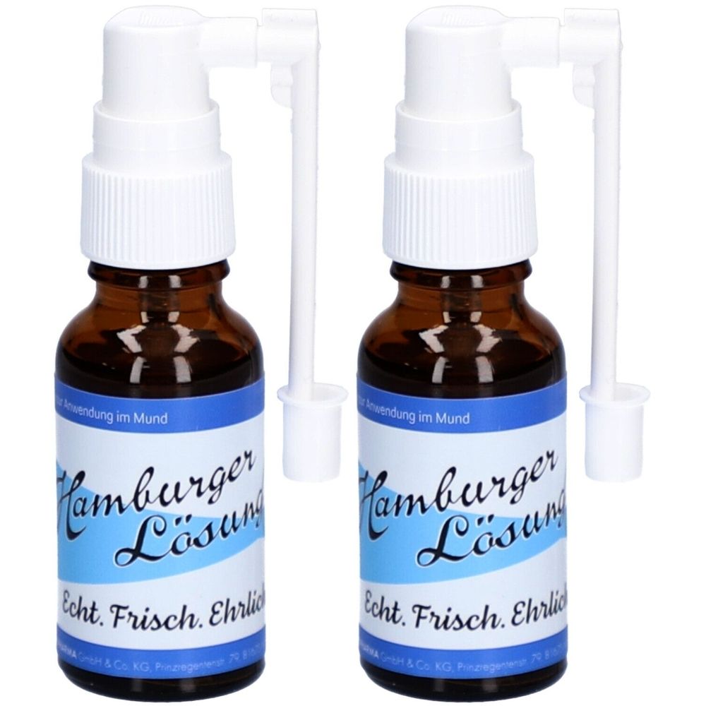 Hamburger Lösung Mundspray 2x 2x20 ml Spray