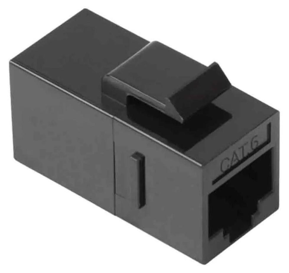 Phasak PHK 2200 RJ-45 vrouwelijke connector, zwart en grijs