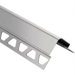 Schlüter Systems ECK-E Eckprofil Winkel 90 grad Edelstahl V2A edelstahl Höhe: 11 mm Breite: 37 mm Länge: 2 m