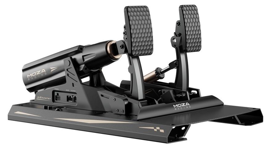 Moza Racing RS082, Terrasse, Schwarz, Aluminium, 200 kg, 15 bit, USB Typ-A auf USB Typ-B, USB Typ-C