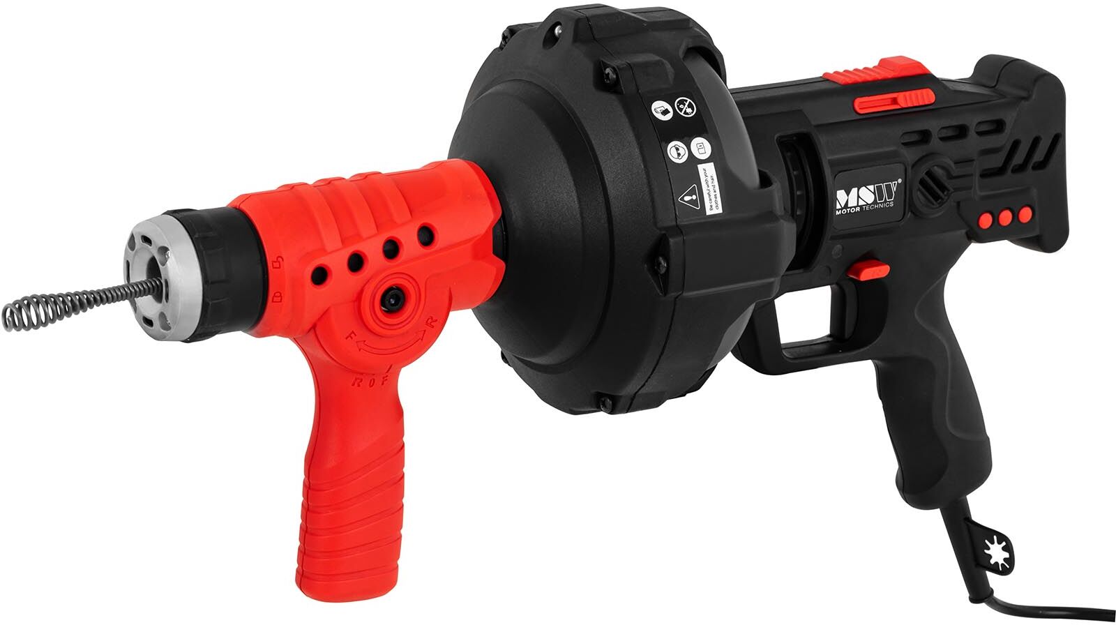 MSW Máquina desentupidora de canos - elétrica - 7,5 m MSW-DRAIN CLEAN 7.5
