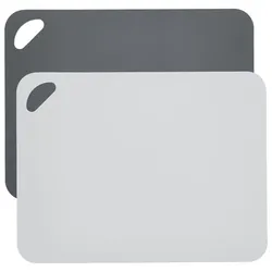 Schneidematte 2tlg. Kunststoff Grau Anthrazit