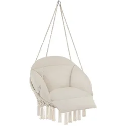tectake Hängesessel Samira  Beige