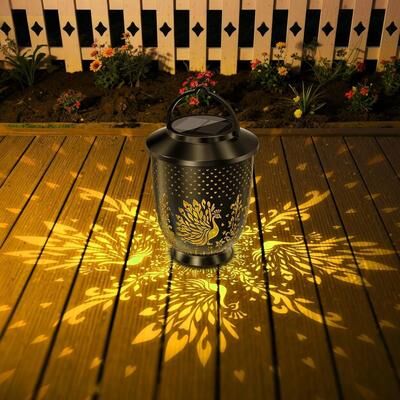 All Categories Goods Peacock Solar LED Hanging Lantern Waterproof Outdoor Garden Light Peacock Solar LED Hanging Lantern Waterproof Outdoor Garden Light