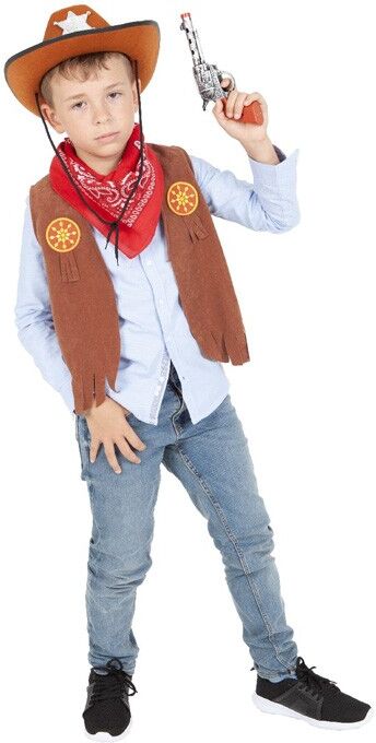 Top luxe et accessoires cow-boy 5-8 ans - Rubies