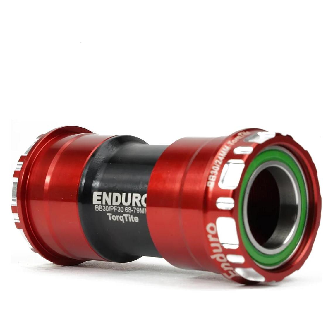 Enduro Bearings Angular Contact Stainless Steel TorqTite Innenlager, BB30A, 24mm, red (BKS-0145) (33127868)