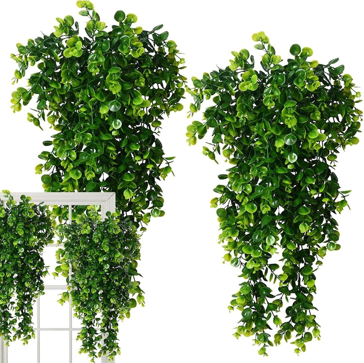 Merkloze groene hangplant voor binnen, 80 cm