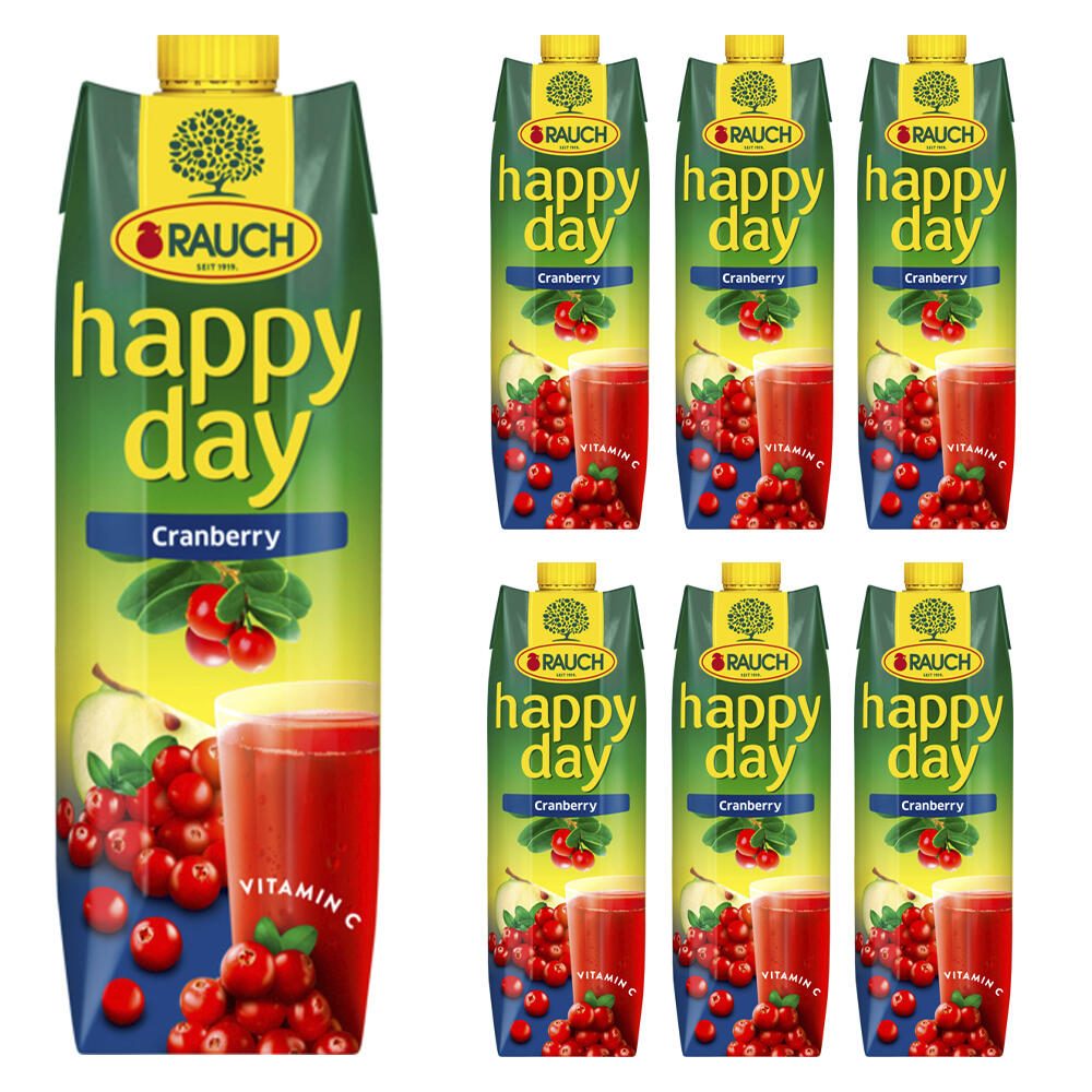 happy day Fruchtnektar Cranberry 35607A