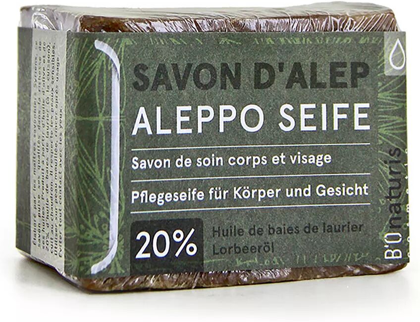 Bionaturis - Aleppo Seife 20% Lorbeer-Öl, Savon d'Alep 20%, 200  g