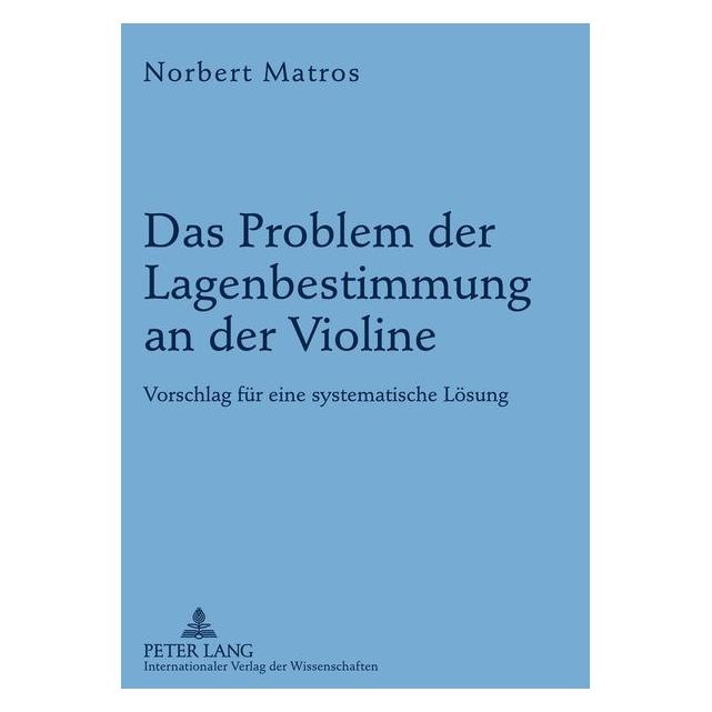 Peter Lang Matros:Das Problem der Lagenbestimmung (Deutsch, Hardcover, Norbert Matros) (67835395)