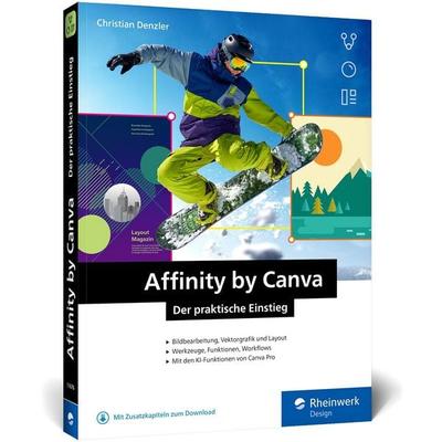 Affinity by Canva, Taschenbuch von Christian Denzler, Rheinwerk Verlag, 978-3-367-11676-8