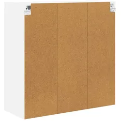 vidaXL, Regal, Nazonor (1x Hängeschrank mit Glas (2 Türen) 80 cm breit 80 cm hoch) (31 x 80 x 80 cm)