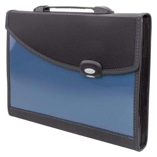 Rapesco F"chertasche Designer, DIN A4+, 13 F"cher, blau (A4+, 1x) (0681)