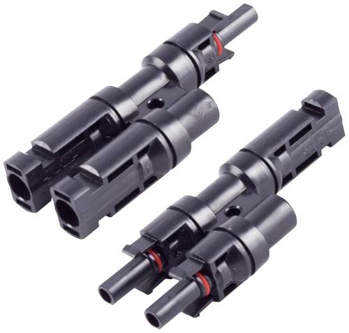 BKL Electronic PV4 Adapter Set 2800014 2/1 Schwarz Inhalt: 2St.