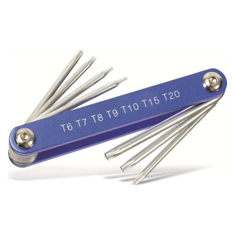BGS Klappschlüssel T-Profil (für Torx) T6 - T20 7-tlg. (7848)