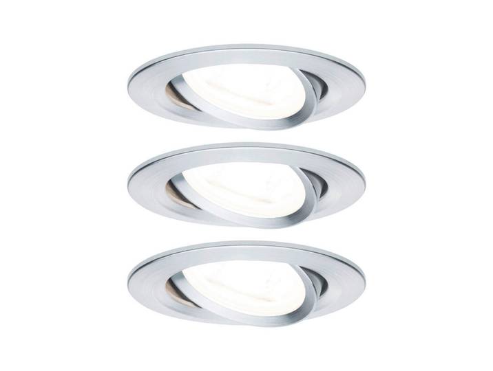 Paulmann Led-Einbauspot Set, 8.4x7.5x8.4 cm, Lampen & Leuchten, Leuchtenserien