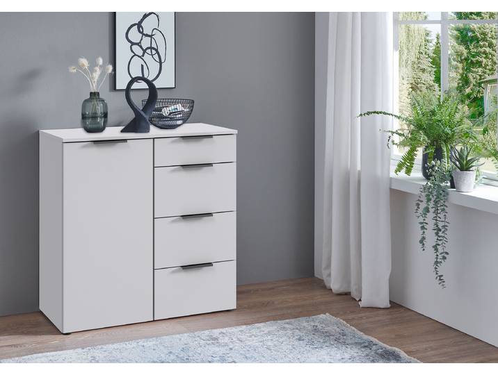 Kommode 39cm Weiß/Weiß