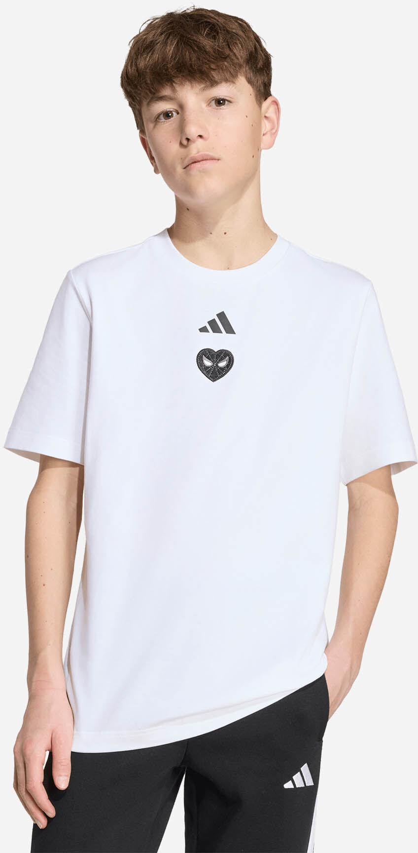 Adidas Marvel Spider-man Jr - T-shirt - Bianco 15-16ANNI