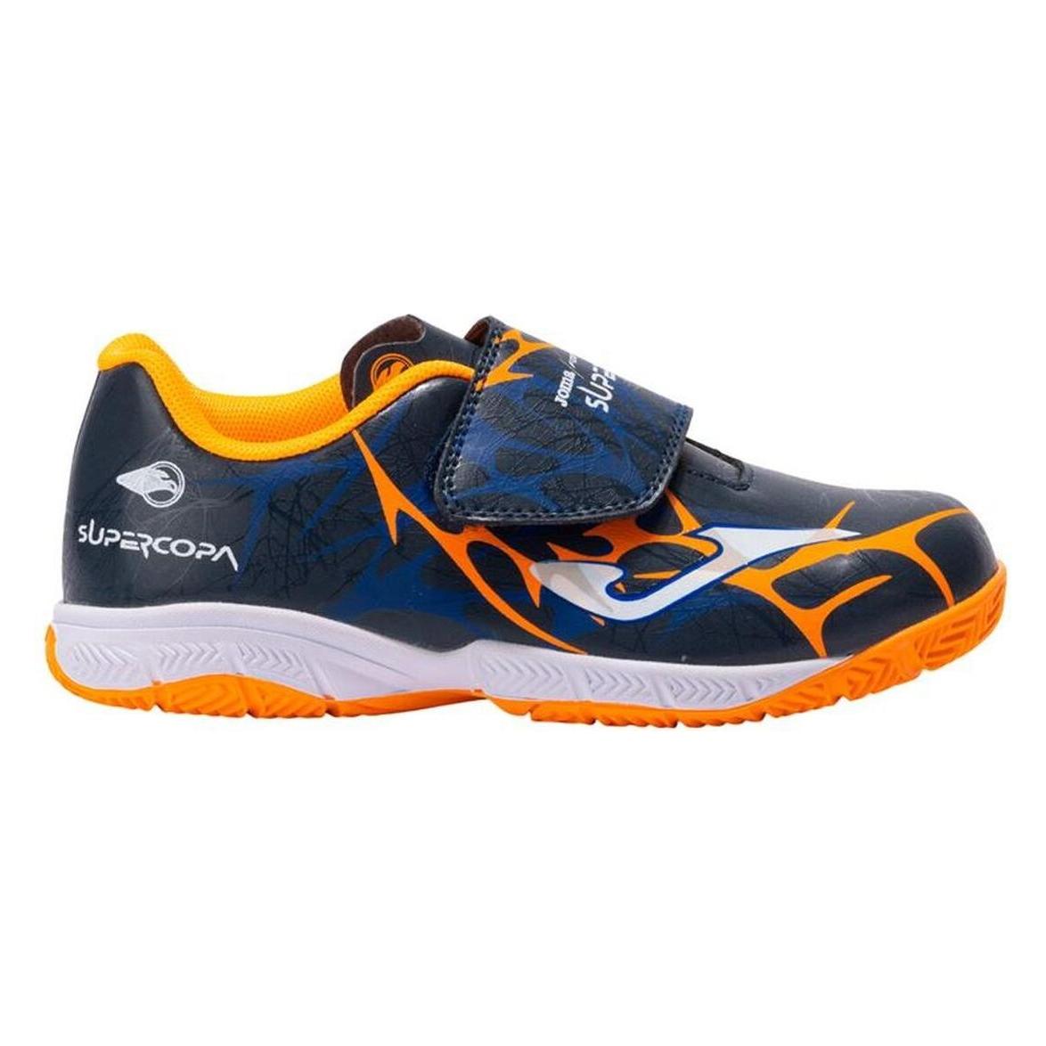 Joma Hallenfussballschuhe für Erwachsene Sport Super Copa 2503 Blau (28) (SCJW2503INV)
