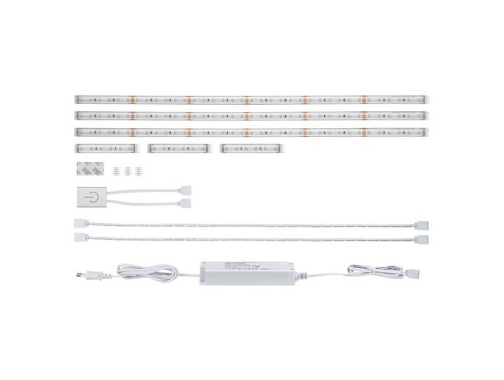 Paulmann MaxLED 500 Comfort Set Kitchen 3x60cm 500, dimmbar, alu / grau / zink, für Küche, Kunststoff