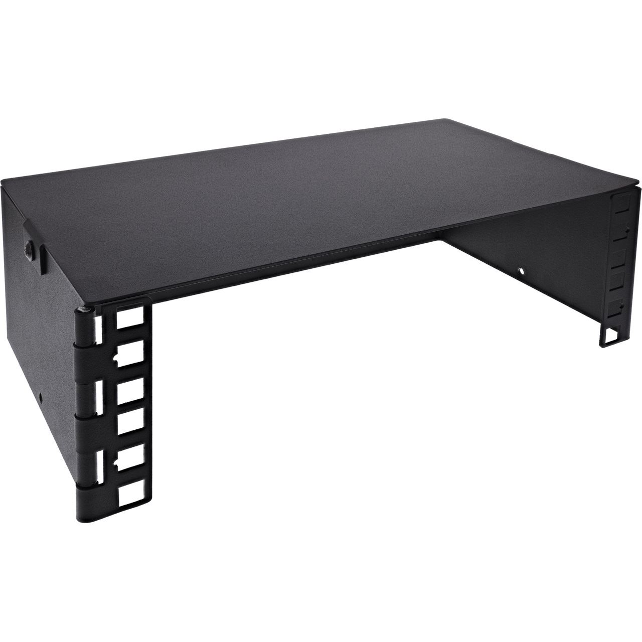 InLine 10" Mini Rack zur Wandmontage, 2HE, 15,2cm Tiefe, schwarz