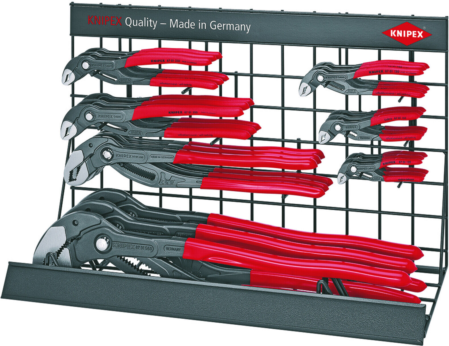 KNIPEX 00 19 29 Cobra® Sortiment im Verkaufsdisplay 610 mm)