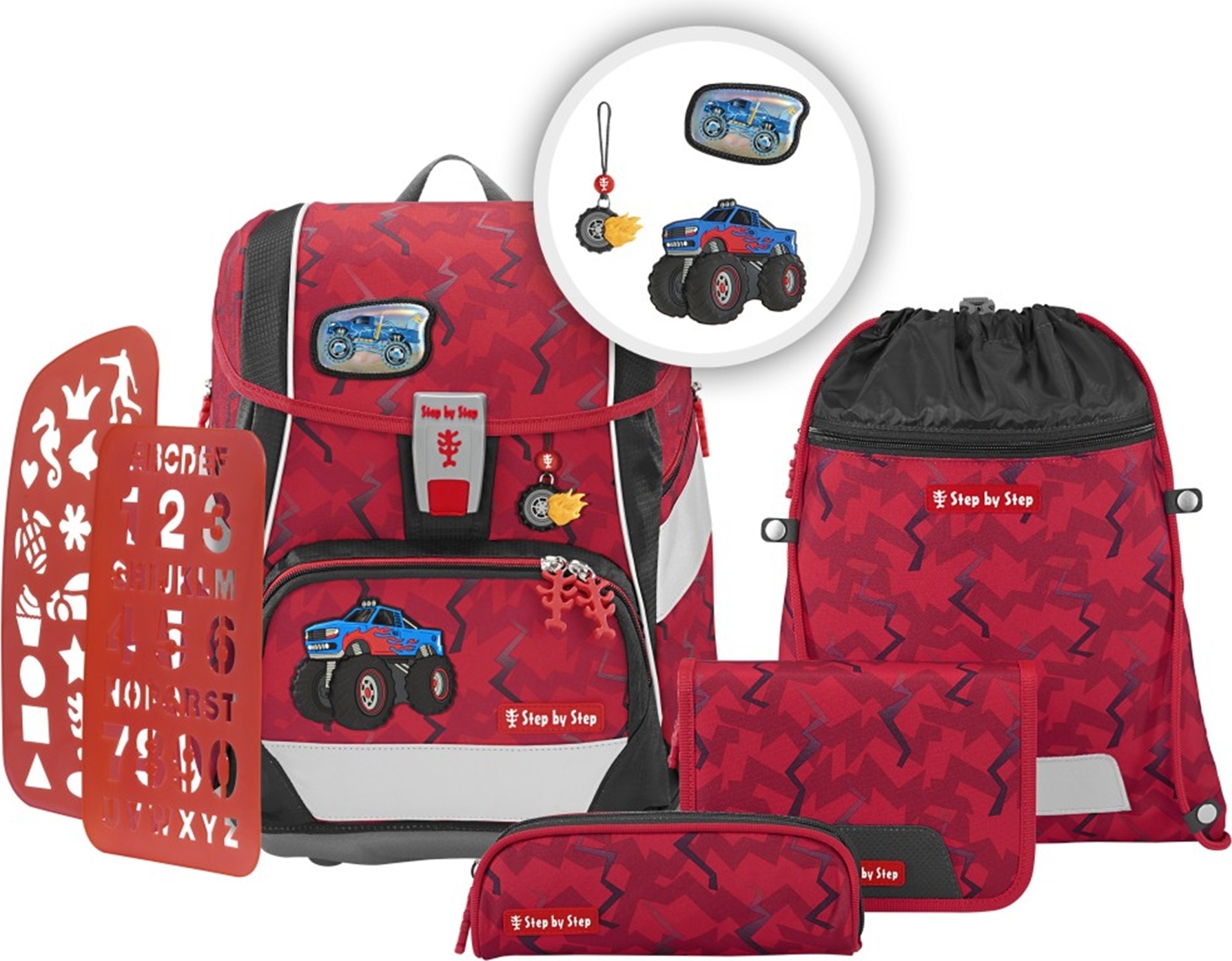 Step by Step Ranzen-Set 2IN1 PLUS, 6-teilig