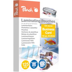 Peach Laminierfolien PP525-08, 60 x 90 mm, 125 mic, glänzend, Business, 100 Stück