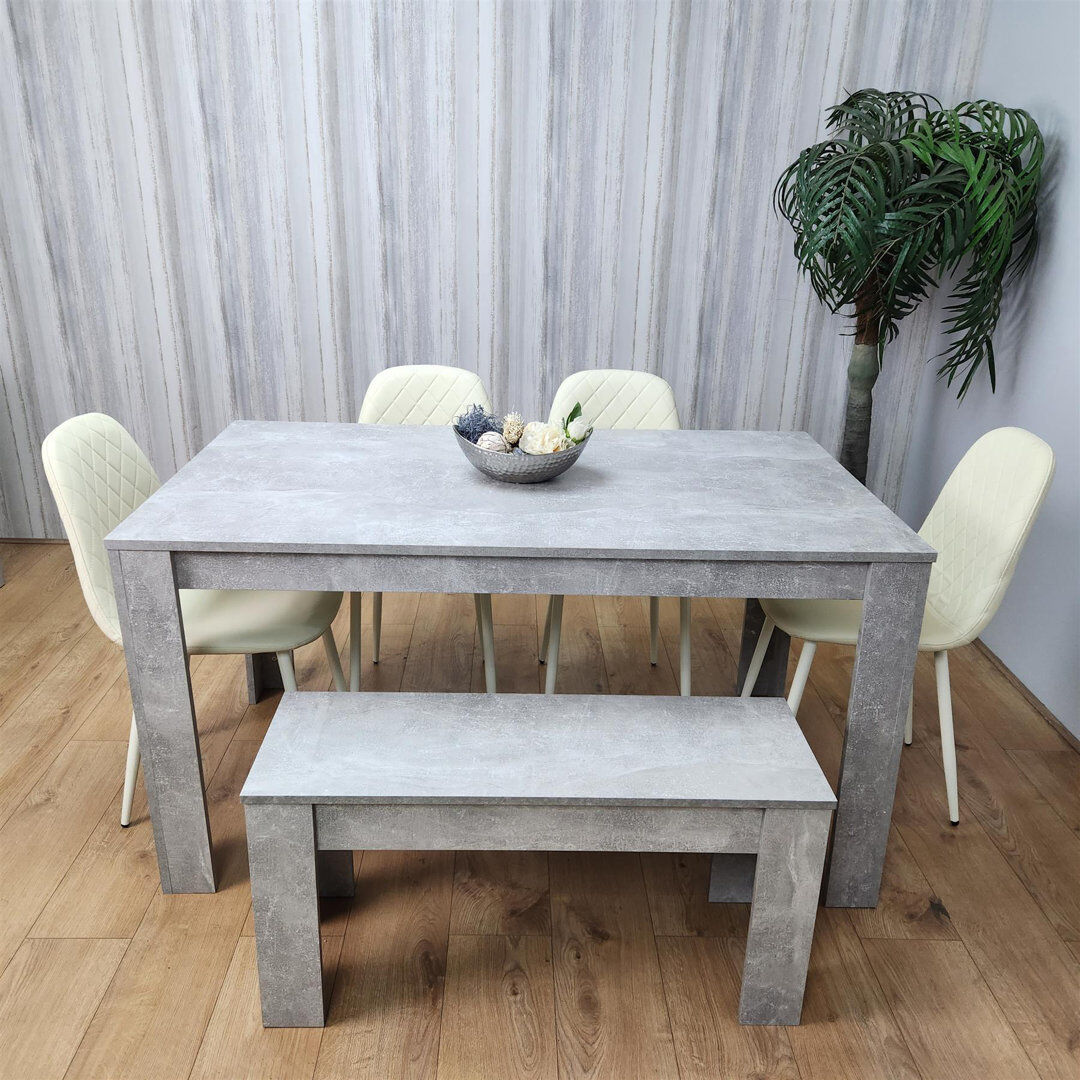KOSY KOALA 6 -Person Dining Set Cream 6