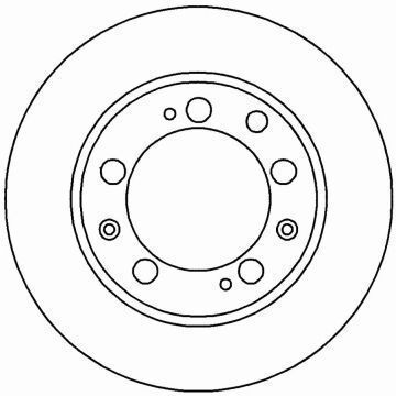 A.B.S. Bremsscheibe 15886 Belüftet 299mm 24mm Für Porsche