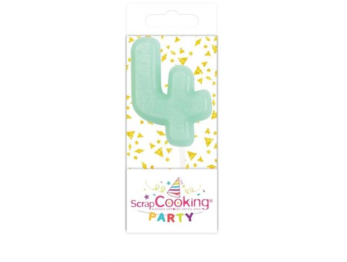 Scrap Cooking 15 Stk. Mini Kerze Nummer 4 assortiert - Material: Wachs - 110