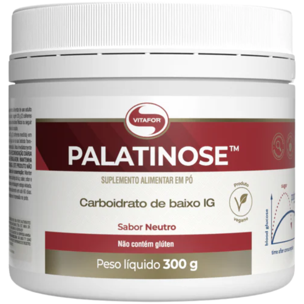 Vitafor Suplemento alimenticio de carbohidratos en polvo Palatinose 300g