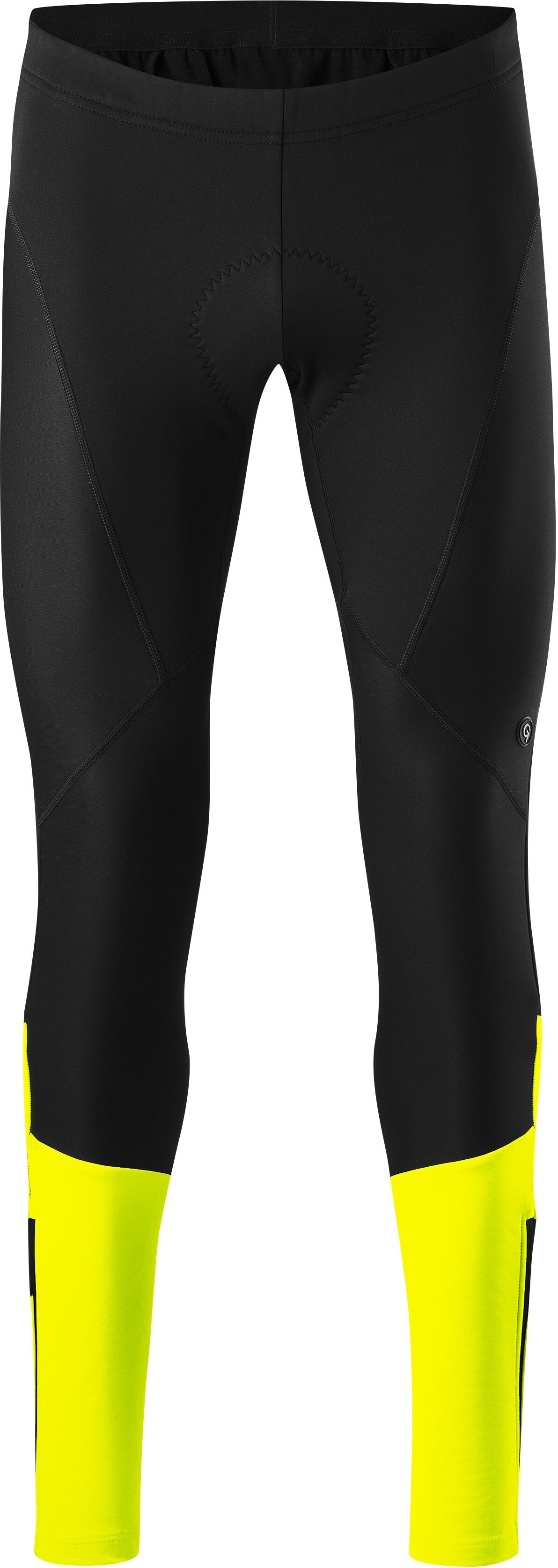 Fahrradhose GONSO "Essential Tight Softshell M", Damen, Gr. XXL, Normalgrössen, gelb, 100% Polyester, Hosen Fahrradhose, Herren Radhose mit Sitzpolster, Tight fit gelb XXL, Normalgrössen