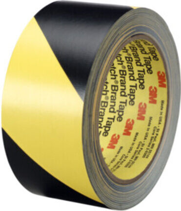3M Ruban de marquage de signalisation PVC forte, Couleur: YB (7000017005)
